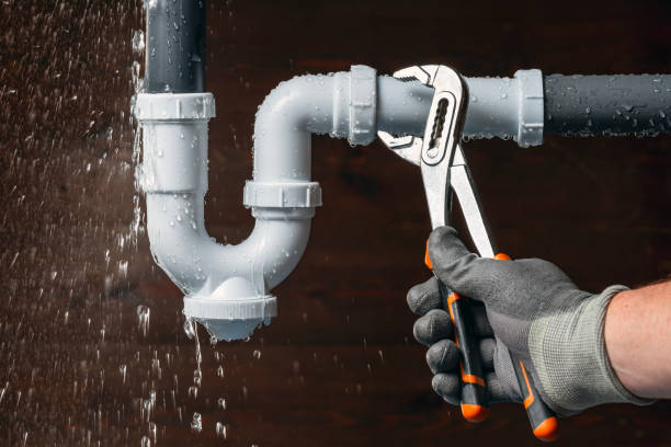 Professional Drain Cleaning technician working in Angola, NY